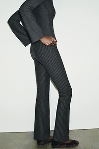 PINSTRIPE FLARE PANTS