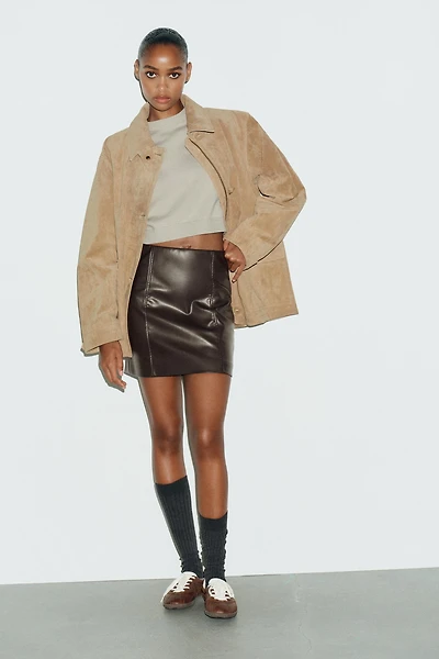 MINI JUPE TAILLE HAUTE