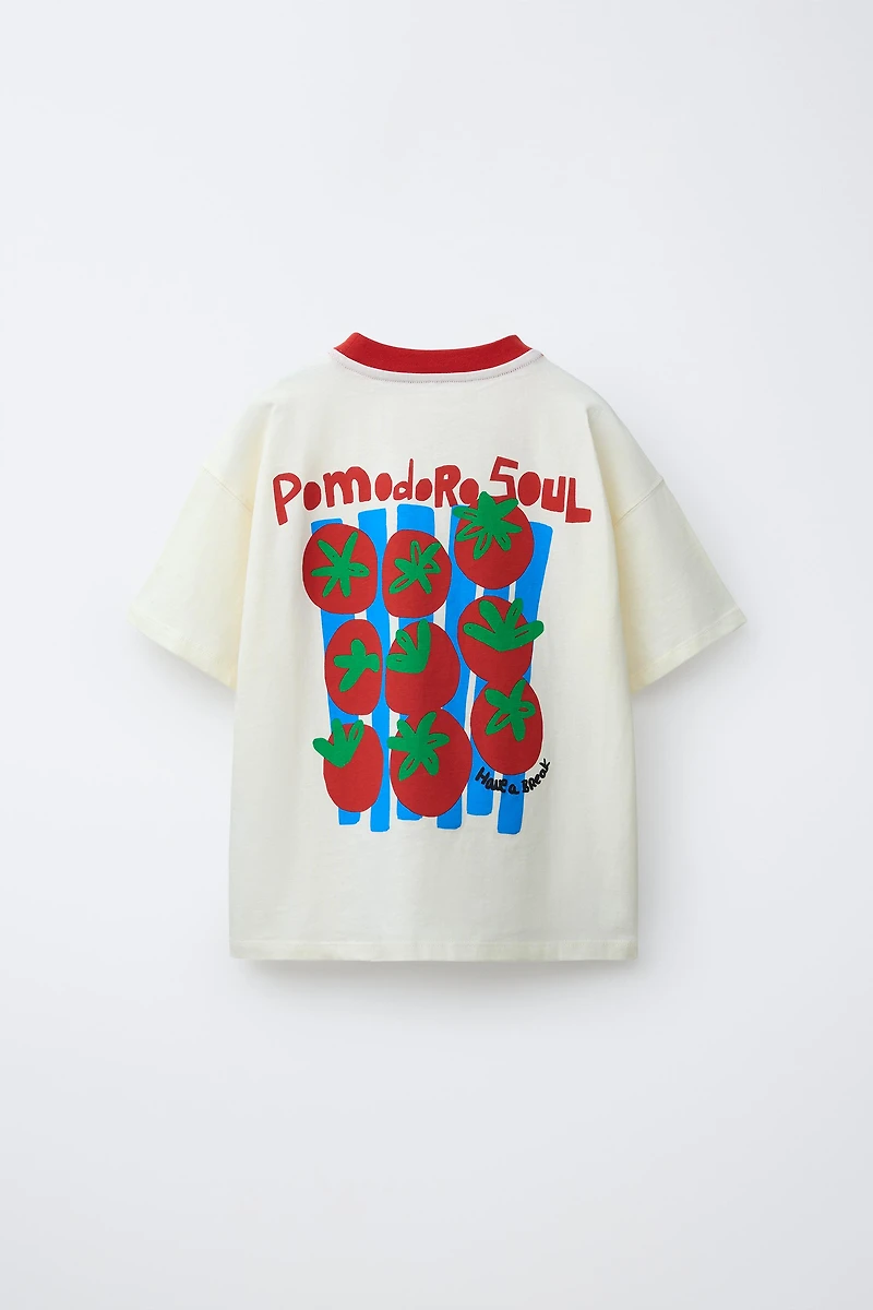 TOMATO PRINT T-SHIRT