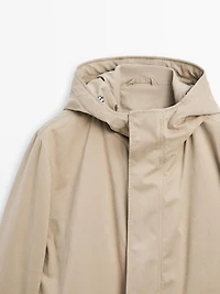 Parka tissu déperlant toucher pêche