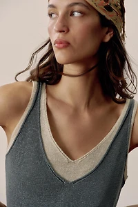 TOP EN MAILLE BIMATIÈRE
