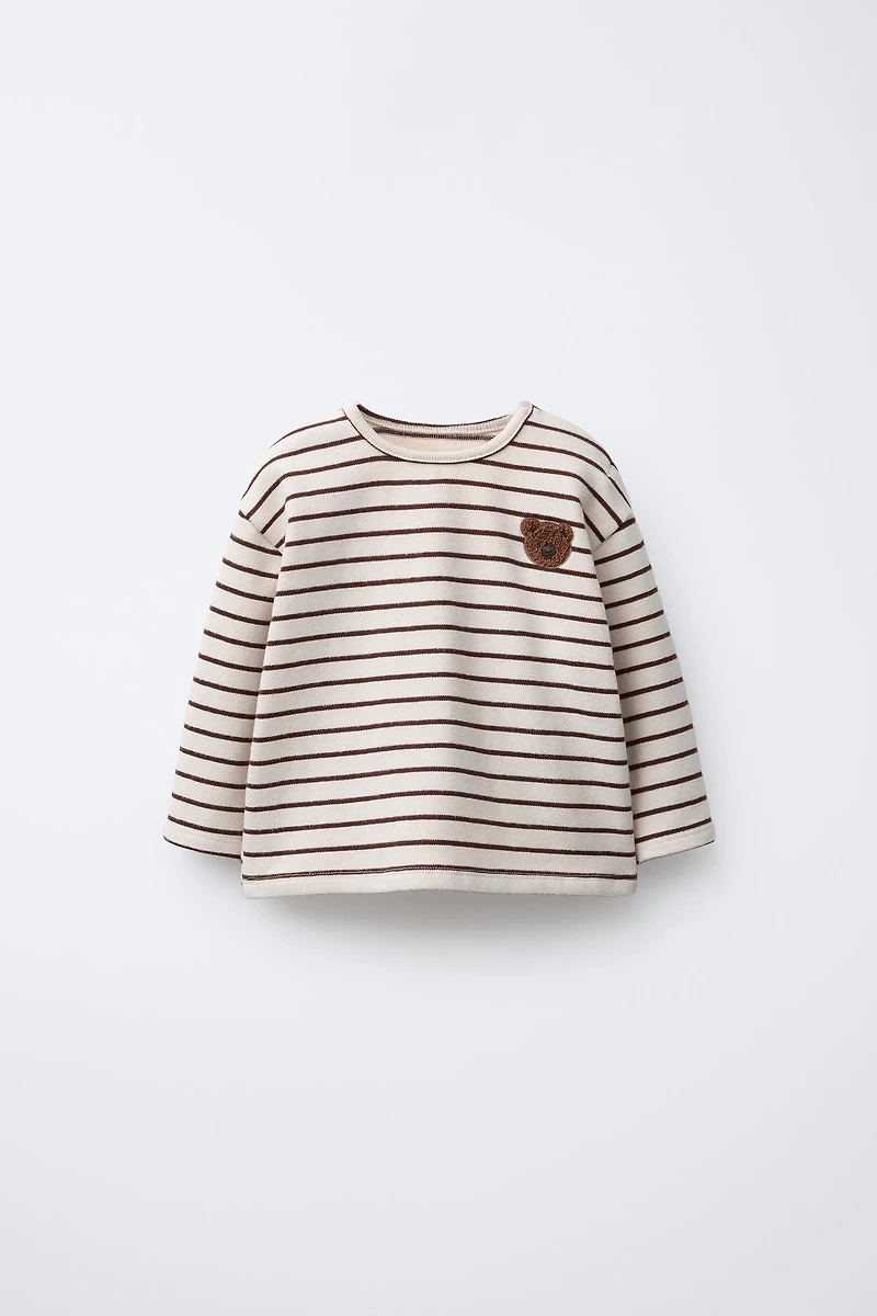 STRIPED BEAR T-SHIRT