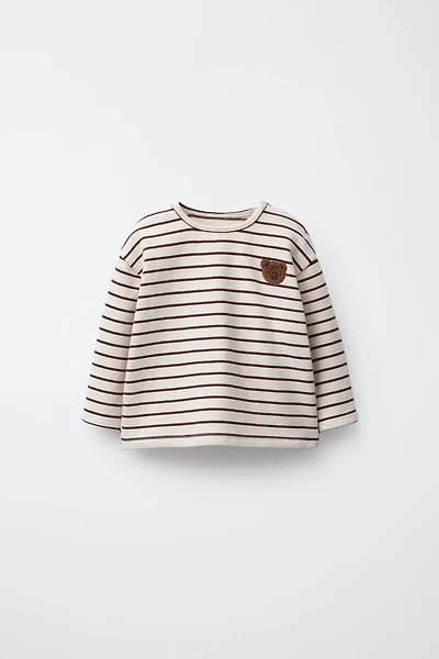 STRIPED BEAR T-SHIRT