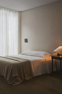 PIQUÉ HEMSTITCHING BEDSPREAD