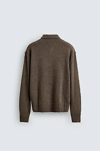 RELAXED FIT KNIT POLO SHIRT