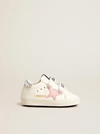 Baby Old School with pink leather star and silver heel tab