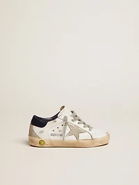 Junior Super-Star with gray suede star and blue heel tab