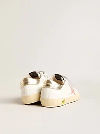 Junior Old School with metallic peach leather star