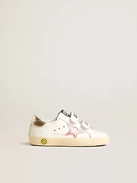 Junior Old School with metallic peach leather star