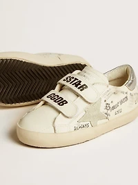 Old School Junior with suede star and metallic leather heel tab
