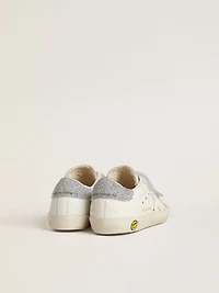 Junior Old School with silver Swarovski crystal heel tab and straps