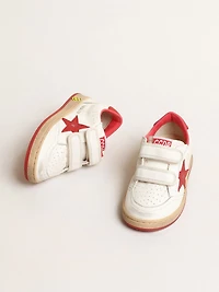Junior Ball Star in nappa with red leather star and heel tab
