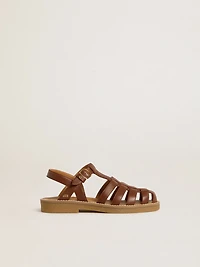 Maxime Junior sandals brown leather
