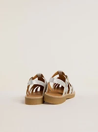 Maxime Junior sandals silver micro-glitter