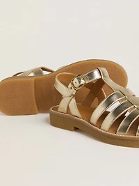 Maxime Junior sandals gold leather