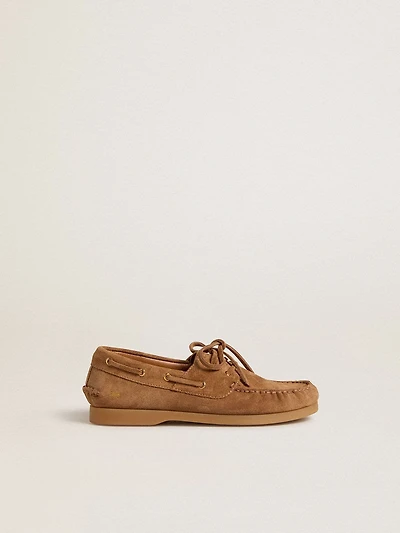 Junior Cruise loafer light brown suede