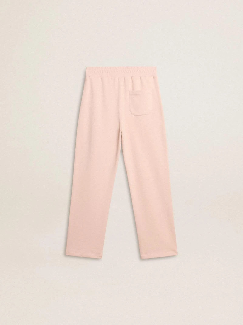 Girls’ pink joggers with print