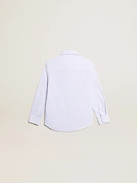 Boys’ shirt with light blue stripes
