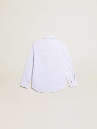 Boys’ shirt with light blue stripes