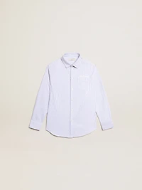 Boys’ shirt with light blue stripes