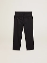 Boys’ pants dark blue wool