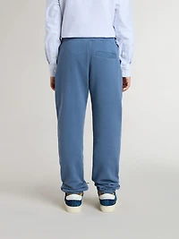 Kids’ blue joggers with embroidery