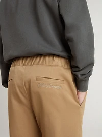 Kids’ chinos tobacco-colored cotton