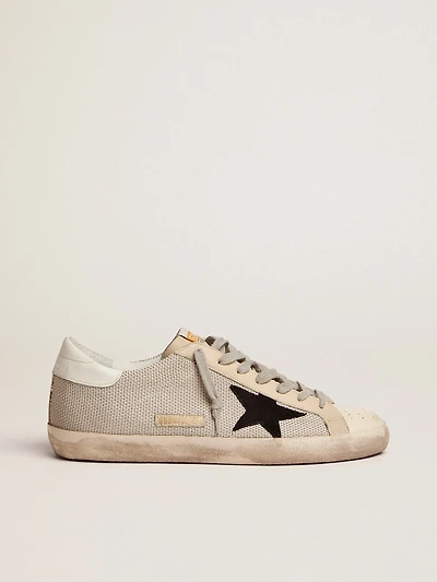 Men's Super-Star leather with black star