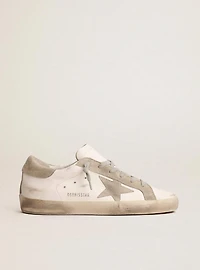 Men’s Super-Star with gray suede star and heel tab