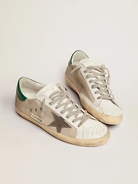 Men's Super-Star light silver mesh with gray star