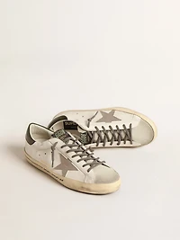 Super-Star LTD with croc-print star and green heel tab