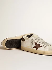Men's Bio-based Super-Star with canvas star and dark brown leather heel tab
