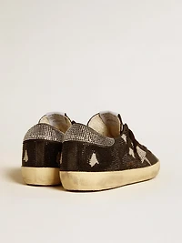 Men's Super-Star suede and Swarovski crystals with silver star