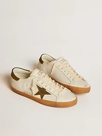 Men's Super-Star LTD with military green nubuck star and heel tab