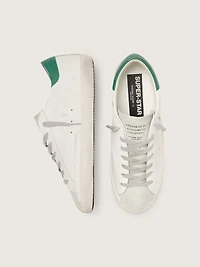 Men’s Super-Star with perforated star and green heel tab