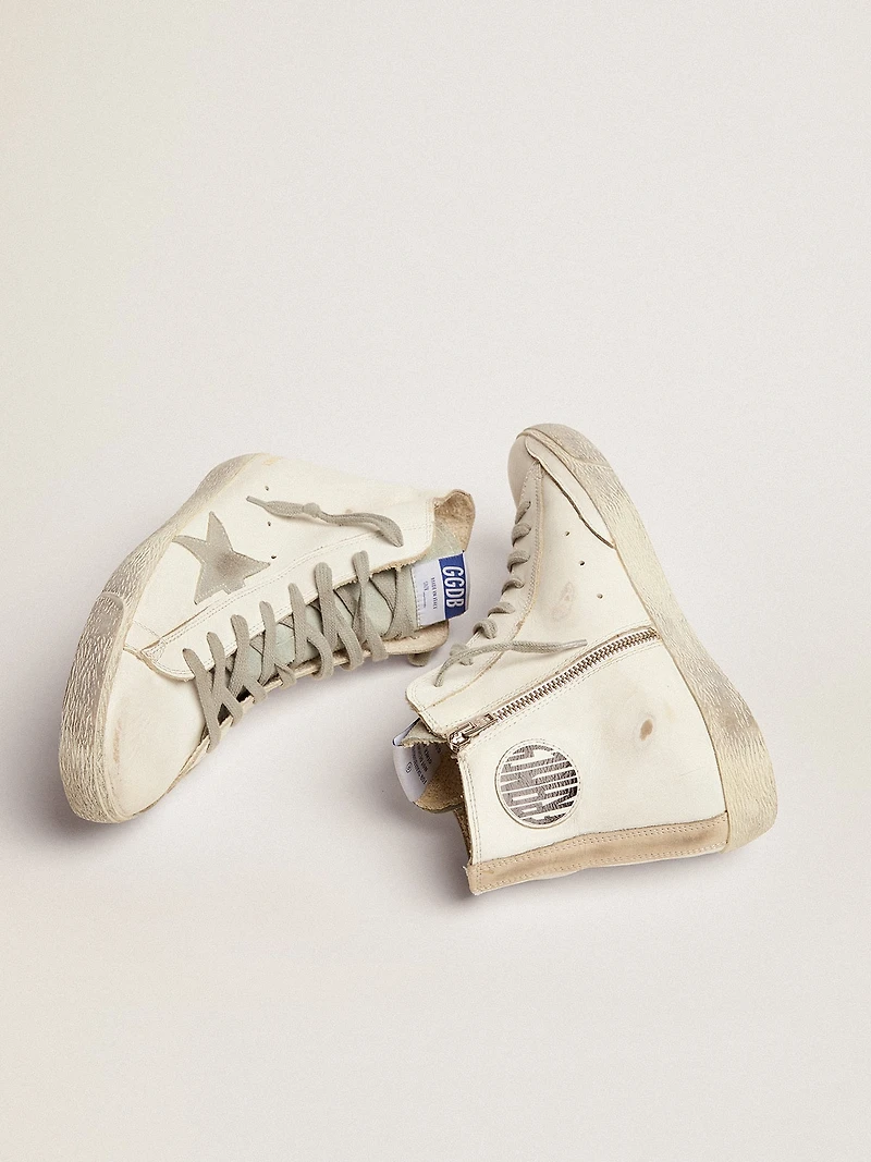 Men's Francy leather with silver suede star