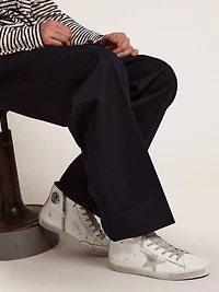 Men's Francy leather with silver suede star