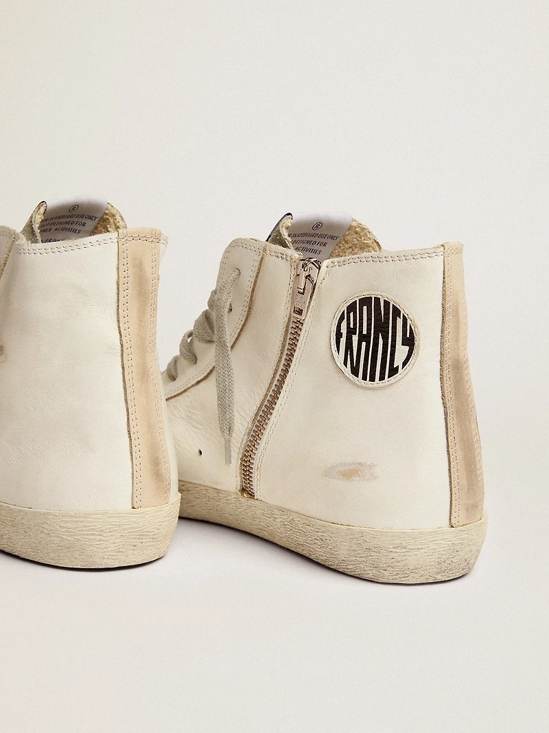 Men's Francy leather with silver suede star