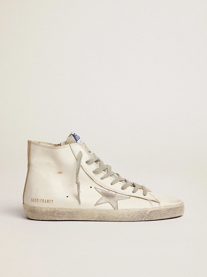 Men's Francy leather with silver suede star