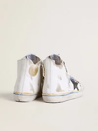 Men’s Francy Penstar LAB with black leather star and multicolor studs