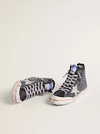 Men’s Francy Penstar LAB black canvas with multicolor rhinestones