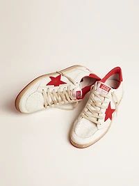 Men's Ball Star white leather