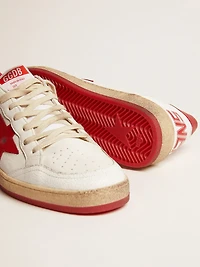 Men's Ball Star white leather