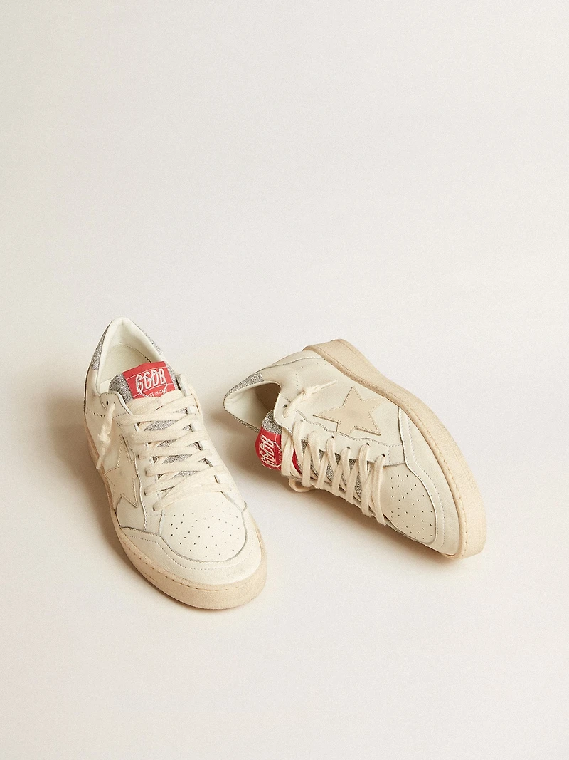 Men’s Ball star LTD nappa with white and Swarovski crystal heel tab