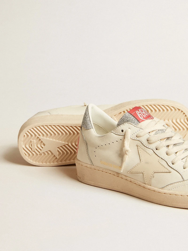Men’s Ball star LTD nappa with white and Swarovski crystal heel tab