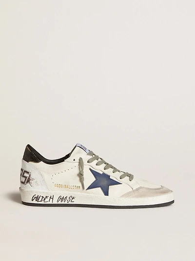 Men's Ball Star in nappa with leather star and metallic leather heel tab