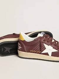 Men's Ball star chocolate nubuck with leather and heel tab