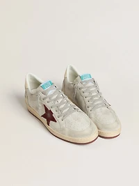 Men's Ball star crocodile-print nubuck with burgundy suede
