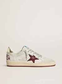 Men's Ball star crocodile-print nubuck with burgundy suede