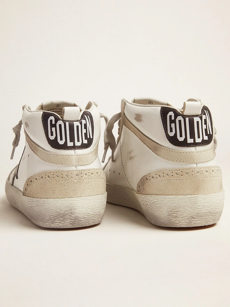 Men's Mid star white with black